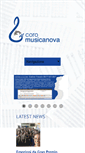 Mobile Screenshot of coromusicanova.it